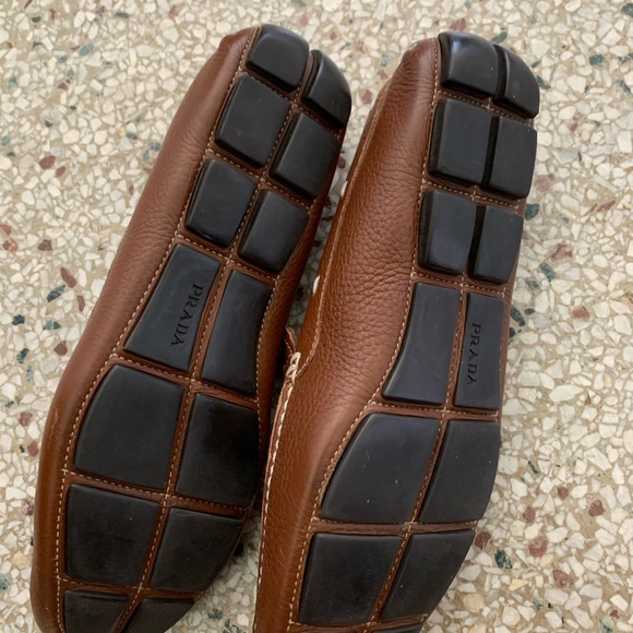 Brown men’s Prada loafers size 9 - Picture 5 of 5